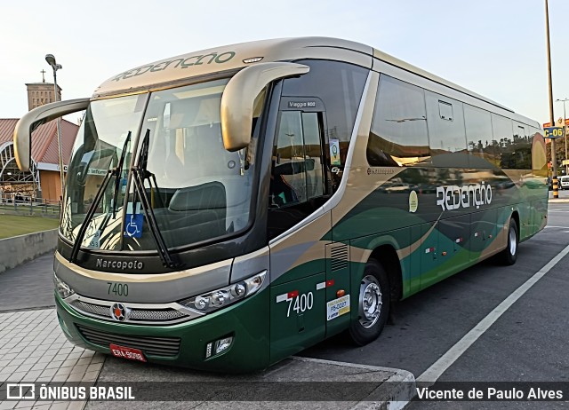 Redenção Turismo 7400 na cidade de Aparecida, São Paulo, Brasil, por Vicente de Paulo Alves. Número da foto: #12840232.