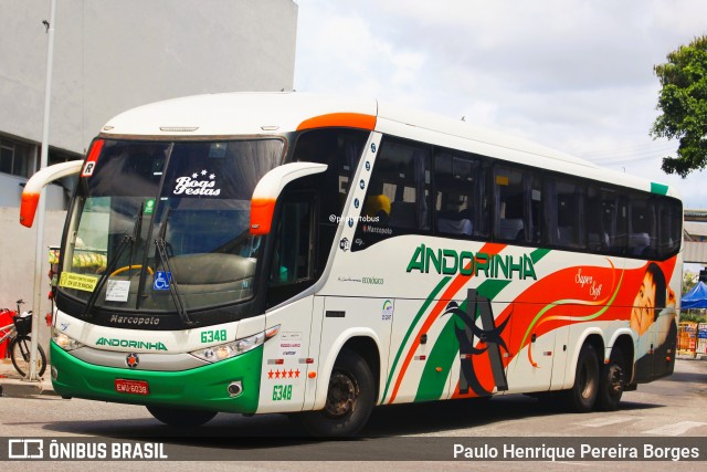 Empresa de Transportes Andorinha 6348 na cidade de Rio de Janeiro, Rio de Janeiro, Brasil, por Paulo Henrique Pereira Borges. Número da foto: #12842192.