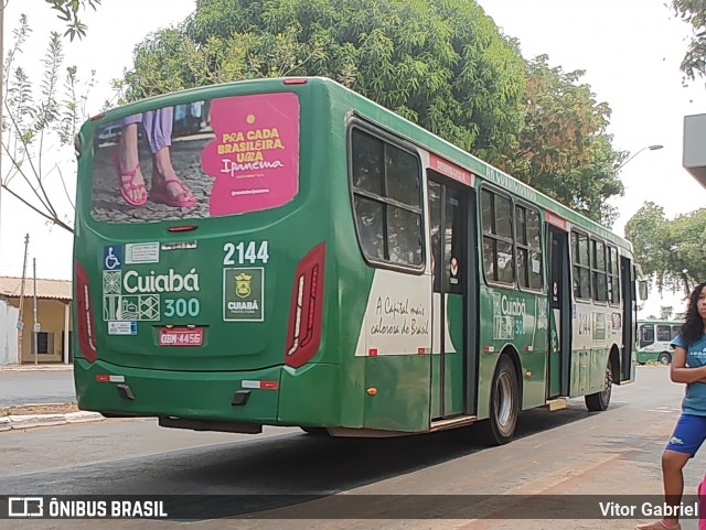 Rápido Cuiabá Transporte Urbano 2144 na cidade de Cuiabá, Mato Grosso, Brasil, por Vitor Gabriel. Número da foto: #12841252.