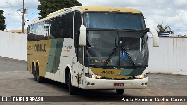 Empresa Gontijo de Transportes 14650 na cidade de Capelinha, Minas Gerais, Brasil, por Paulo Henrique Coelho Correa. Número da foto: #12841205.