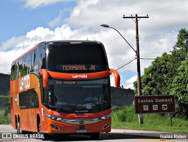 We Mobi 7C57 na cidade de Santos Dumont, Minas Gerais, Brasil, por Isaias Ralen. Número da foto: #12842332.