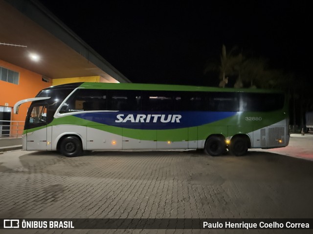 Saritur - Santa Rita Transporte Urbano e Rodoviário 32880 na cidade de Santa Maria de Itabira, Minas Gerais, Brasil, por Paulo Henrique Coelho Correa. Número da foto: #12842063.