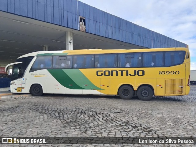 Empresa Gontijo de Transportes 18990 na cidade de Caruaru, Pernambuco, Brasil, por Lenilson da Silva Pessoa. Número da foto: #12841852.