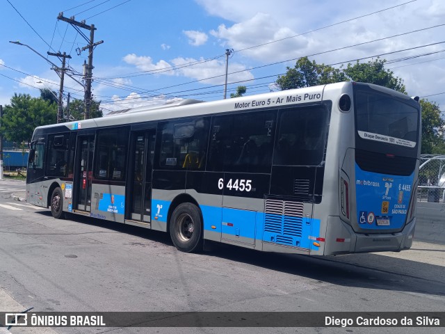 Viação Paratodos > São Jorge > Metropolitana São Paulo > Mobibrasil 6 4455 na cidade de São Paulo, São Paulo, Brasil, por Diego Cardoso da Silva. Número da foto: #12841688.
