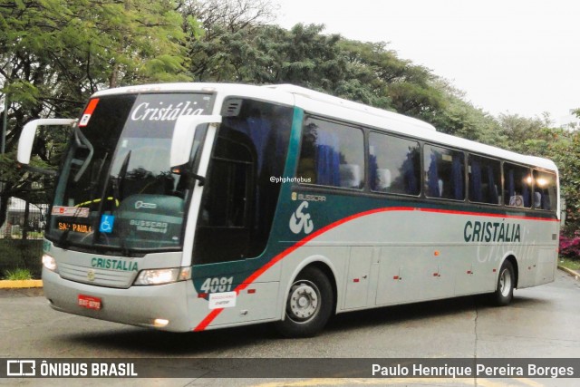 Expresso Cristália 4081 na cidade de São Paulo, São Paulo, Brasil, por Paulo Henrique Pereira Borges. Número da foto: #12842208.