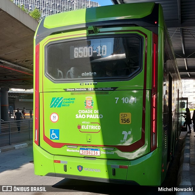 Viação Campo Belo 7 1041 na cidade de São Paulo, São Paulo, Brasil, por Michel Nowacki. Número da foto: #12842249.