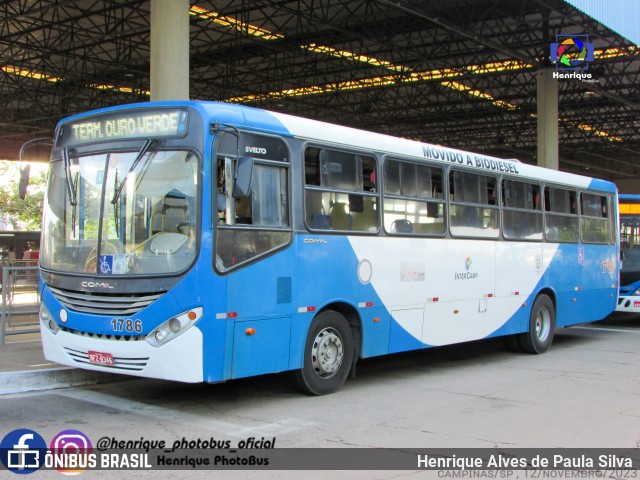 VB Transportes e Turismo 1786 na cidade de Campinas, São Paulo, Brasil, por Henrique Alves de Paula Silva. Número da foto: #12840889.