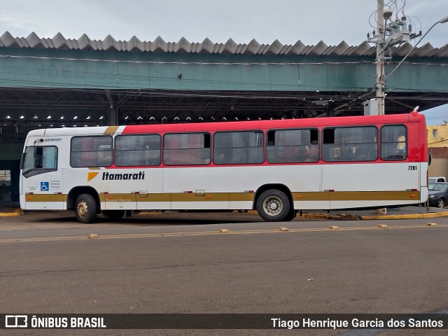 Expresso Itamarati 7281 na cidade de Barrinha, São Paulo, Brasil, por Tiago Henrique Garcia dos Santos. Número da foto: #12842130.