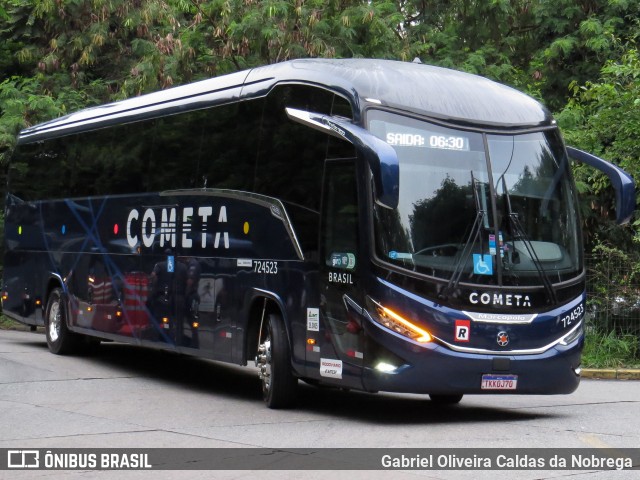 Viação Cometa 724523 na cidade de São Paulo, São Paulo, Brasil, por Gabriel Oliveira Caldas da Nobrega. Número da foto: #12840117.