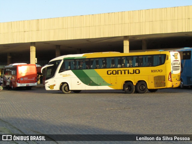 Empresa Gontijo de Transportes 18170 na cidade de Caruaru, Pernambuco, Brasil, por Lenilson da Silva Pessoa. Número da foto: #12842140.