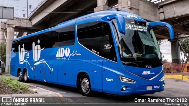 ADO - Autobuses de Oriente 7263 na cidade de Venustiano Carranza, Ciudad de México, México, por Omar Ramírez Thor2102. Número da foto: #12842575.