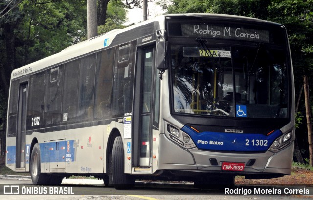 Sambaíba Transportes Urbanos 2 1302 na cidade de São Paulo, São Paulo, Brasil, por Rodrigo Moreira Correia. Número da foto: #12842495.