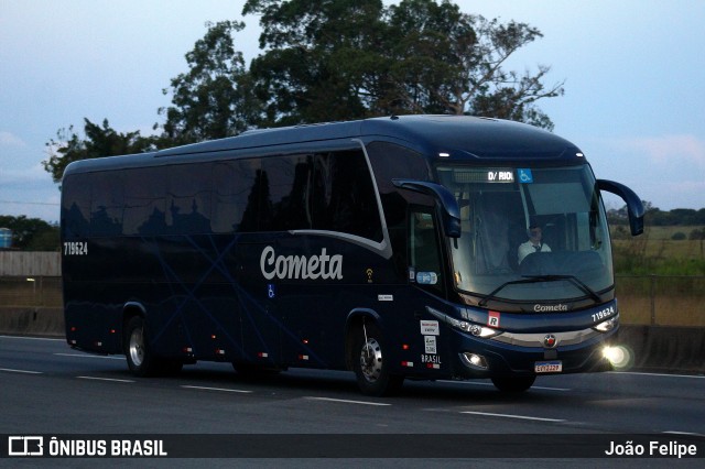 Viação Cometa 719624 na cidade de Canas, São Paulo, Brasil, por João Felipe. Número da foto: #12844314.