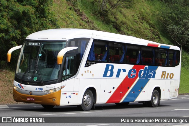 Breda Rio 3190 na cidade de Piraí, Rio de Janeiro, Brasil, por Paulo Henrique Pereira Borges. Número da foto: #12843303.