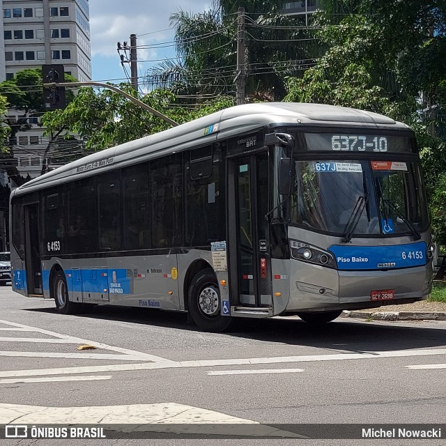 Viação Paratodos > São Jorge > Metropolitana São Paulo > Mobibrasil 6 4153 na cidade de São Paulo, São Paulo, Brasil, por Michel Nowacki. Número da foto: #12844594.