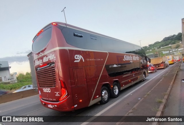 Santa Maria Fretamento e Turismo > Transportes Santa Maria(SP) 1800 na cidade de Betim, Minas Gerais, Brasil, por Jefferson Santos. Número da foto: #12842991.