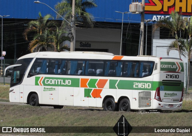 Empresa Gontijo de Transportes 21610 na cidade de Resende, Rio de Janeiro, Brasil, por Leonardo Daniel. Número da foto: #12844065.