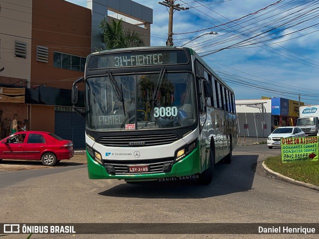 Expresso Caribus Transportes 3080 na cidade de Cuiabá, Mato Grosso, Brasil, por Daniel Henrique. Número da foto: #12843440.