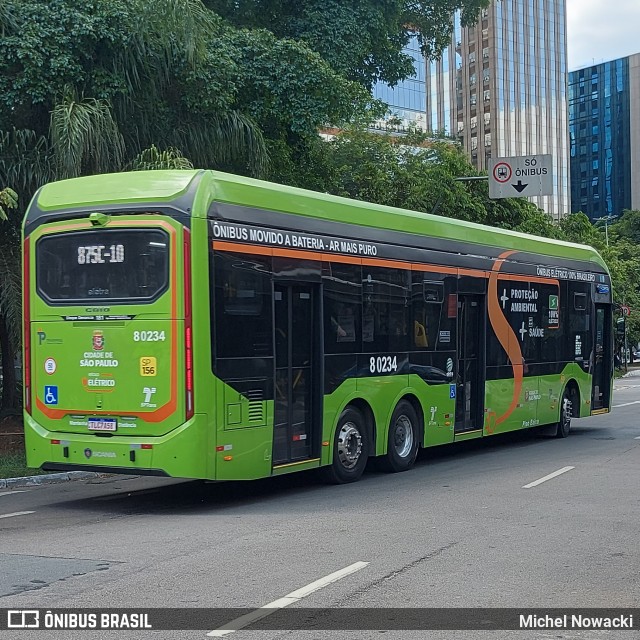 TRANSPPASS - Transporte de Passageiros 8 0234 na cidade de São Paulo, São Paulo, Brasil, por Michel Nowacki. Número da foto: #12844609.