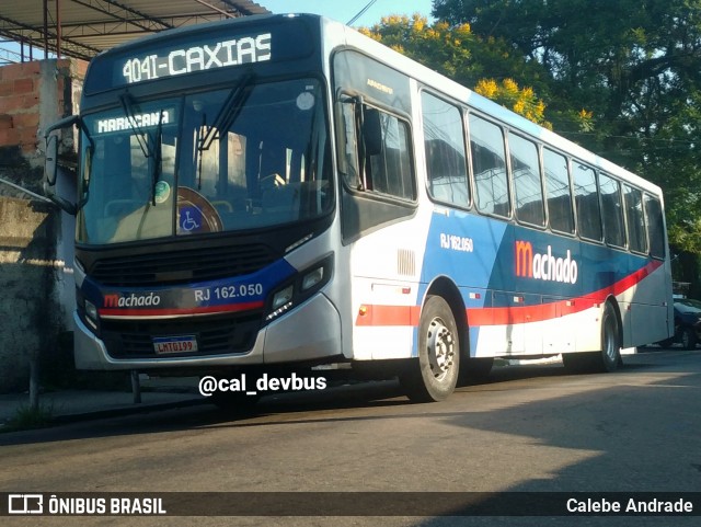 Transportes Machado RJ 162.050 na cidade de Duque de Caxias, Rio de Janeiro, Brasil, por Calebe Andrade. Número da foto: #12843424.