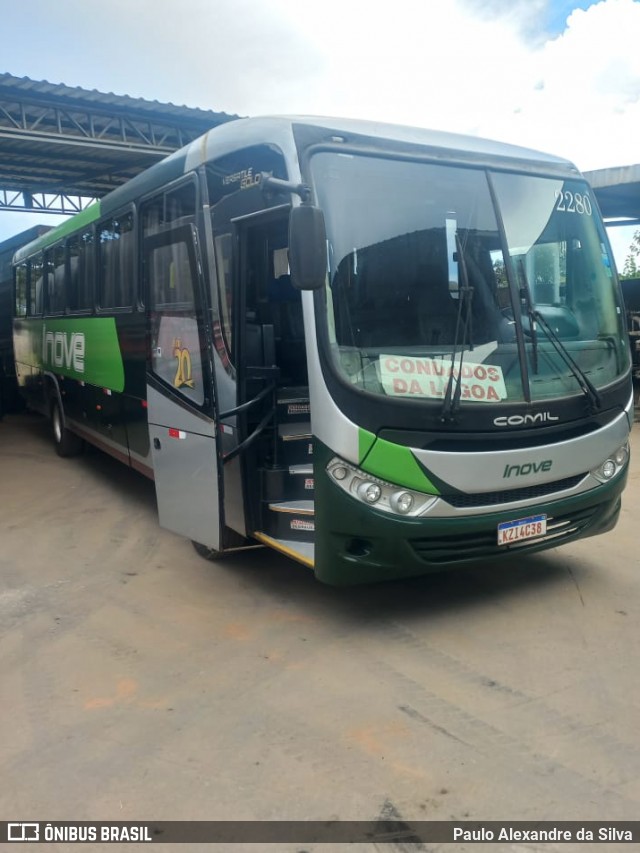 Tata - Jara - I9 Transporte e Turismo - Inove Turismo 2280 na cidade de Matozinhos, Minas Gerais, Brasil, por Paulo Alexandre da Silva. Número da foto: #12843911.
