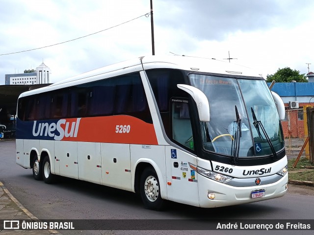 Unesul de Transportes 5260 na cidade de Porto Alegre, Rio Grande do Sul, Brasil, por André Lourenço de Freitas. Número da foto: #12843255.