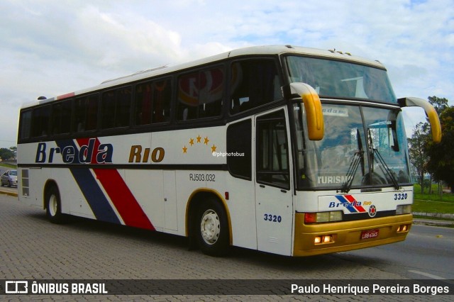 Breda Rio 3320 na cidade de Resende, Rio de Janeiro, Brasil, por Paulo Henrique Pereira Borges. Número da foto: #12843313.