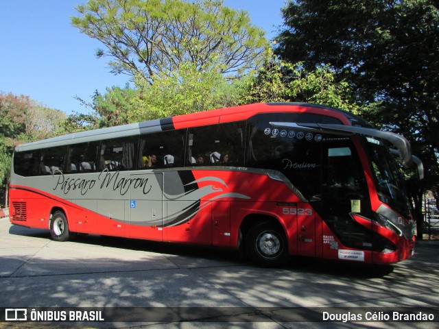 Empresa de Ônibus Pássaro Marron 5523 na cidade de São Paulo, São Paulo, Brasil, por Douglas Célio Brandao. Número da foto: #12844520.