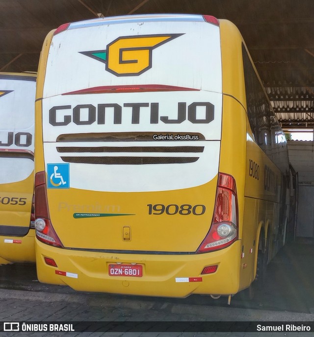 Empresa Gontijo de Transportes 19080 na cidade de Uberlândia, Minas Gerais, Brasil, por Samuel Ribeiro. Número da foto: #12843282.