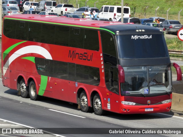 MinaSul Turismo 2200 na cidade de Aparecida, São Paulo, Brasil, por Gabriel Oliveira Caldas da Nobrega. Número da foto: #12843671.
