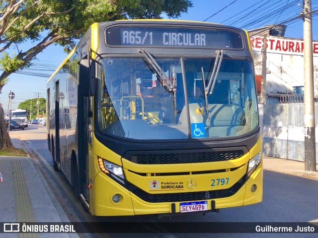 City Transporte Urbano Intermodal Sorocaba 2797 na cidade de Sorocaba, São Paulo, Brasil, por Guilherme Justo. Número da foto: #12843623.
