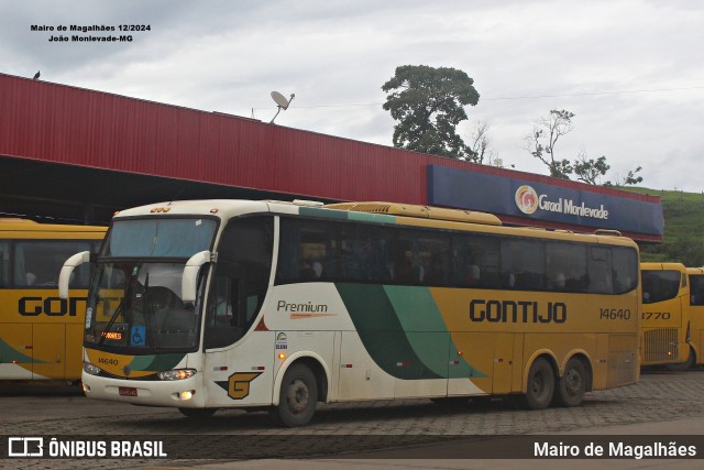 Empresa Gontijo de Transportes 14640 na cidade de João Monlevade, Minas Gerais, Brasil, por Mairo de Magalhães. Número da foto: #12843164.