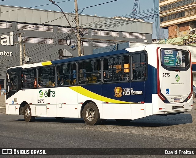 Viação Elite 2375 na cidade de Volta Redonda, Rio de Janeiro, Brasil, por David Freitas. Número da foto: #12842481.