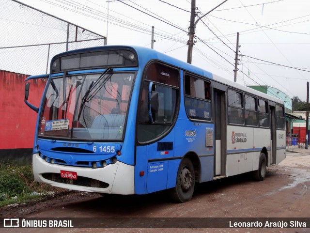 Viação Cidade Dutra 6 1455 na cidade de São Paulo, São Paulo, Brasil, por Leonardo Araújo Silva. Número da foto: #12844663.