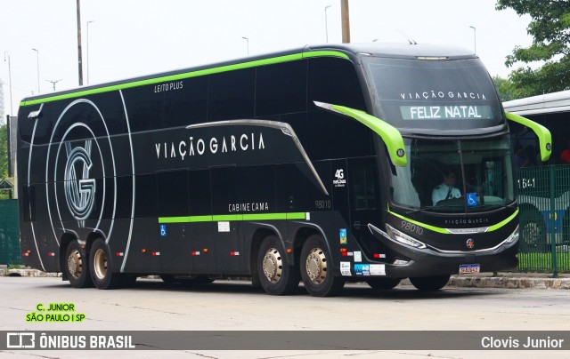 Viação Garcia 98010 na cidade de São Paulo, São Paulo, Brasil, por Clovis Junior. Número da foto: #12843325.