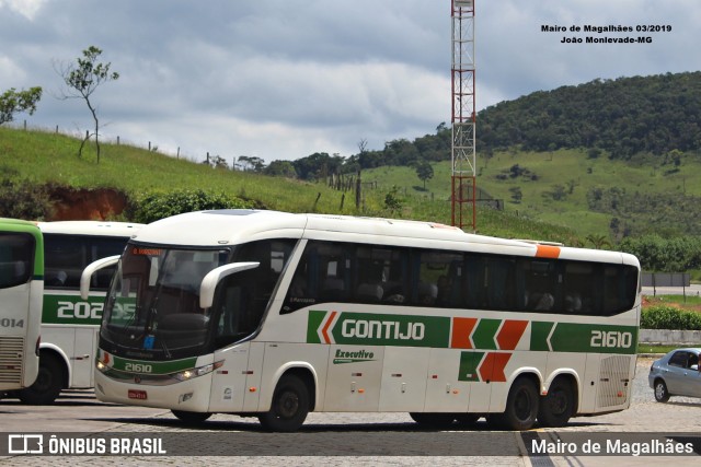 Empresa Gontijo de Transportes 21610 na cidade de João Monlevade, Minas Gerais, Brasil, por Mairo de Magalhães. Número da foto: #12845015.