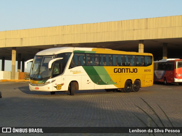 Empresa Gontijo de Transportes 18170 na cidade de Caruaru, Pernambuco, Brasil, por Lenilson da Silva Pessoa. Número da foto: #12845706.
