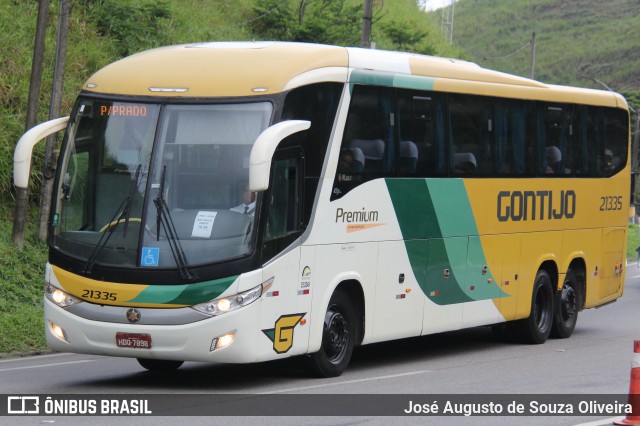 Empresa Gontijo de Transportes 21335 na cidade de Piraí, Rio de Janeiro, Brasil, por José Augusto de Souza Oliveira. Número da foto: #12845775.