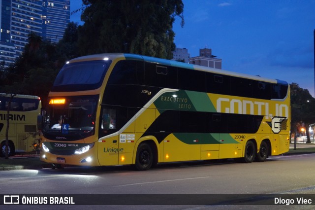 Empresa Gontijo de Transportes 23040 na cidade de Curitiba, Paraná, Brasil, por Diogo Viec. Número da foto: #12846021.