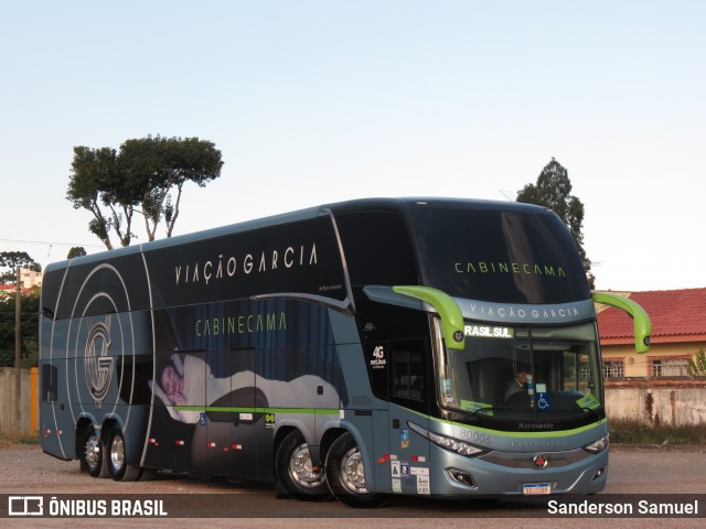 Viação Garcia 80006 na cidade de Curitiba, Paraná, Brasil, por Sanderson Samuel. Número da foto: #12846064.