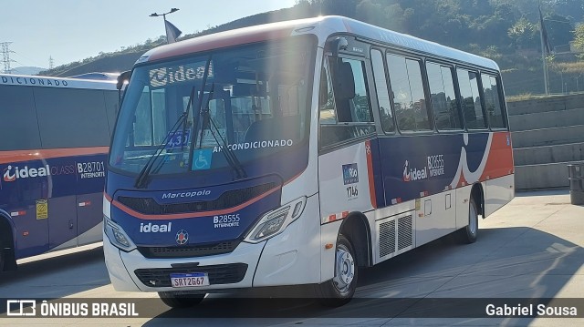 Viação Ideal B28555 na cidade de Duque de Caxias, Rio de Janeiro, Brasil, por Gabriel Sousa. Número da foto: #12845708.