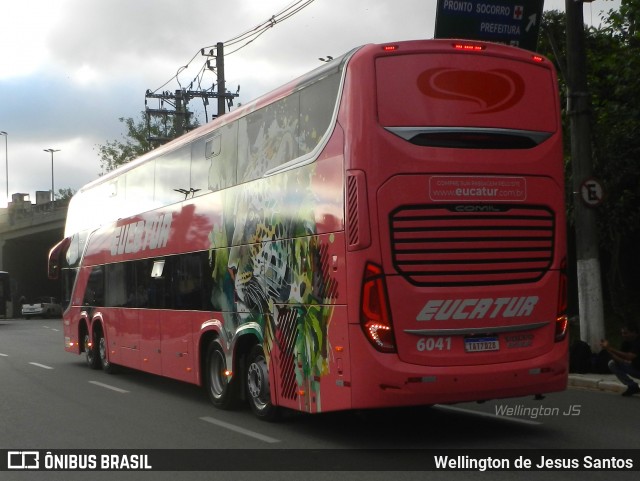 Eucatur - Empresa União Cascavel de Transportes e Turismo 6041 na cidade de Barueri, São Paulo, Brasil, por Wellington de Jesus Santos. Número da foto: #12846228.
