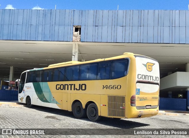 Empresa Gontijo de Transportes 14660 na cidade de Caruaru, Pernambuco, Brasil, por Lenilson da Silva Pessoa. Número da foto: #12845626.