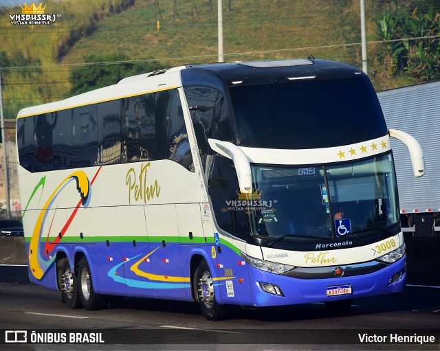 Pet Tur - Rms Transporte e Turismo 3008 na cidade de Duque de Caxias, Rio de Janeiro, Brasil, por Victor Henrique. Número da foto: #12845933.