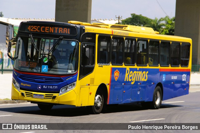 Auto Viação Reginas RJ 110.131 na cidade de Rio de Janeiro, Rio de Janeiro, Brasil, por Paulo Henrique Pereira Borges. Número da foto: #12845316.