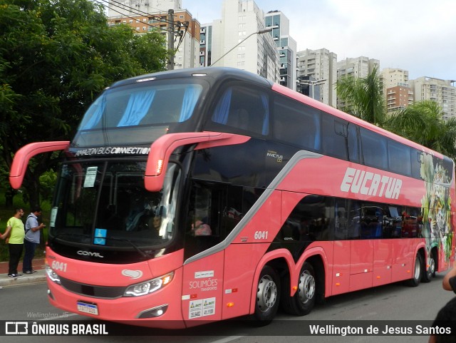 Eucatur - Empresa União Cascavel de Transportes e Turismo 6041 na cidade de Barueri, São Paulo, Brasil, por Wellington de Jesus Santos. Número da foto: #12846223.