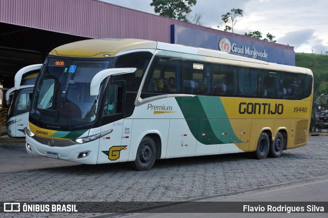 Empresa Gontijo de Transportes 19440 na cidade de João Monlevade, Minas Gerais, Brasil, por Flavio Rodrigues Silva. Número da foto: #12845861.