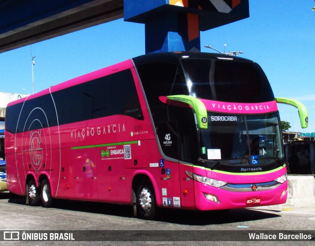 Viação Garcia 8505 na cidade de Rio de Janeiro, Rio de Janeiro, Brasil, por Wallace Barcellos. Número da foto: #12846008.