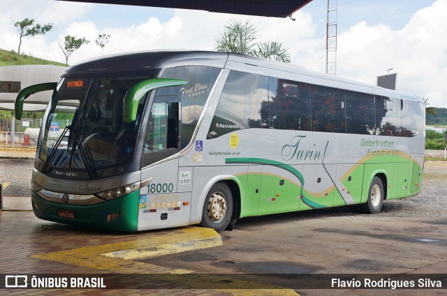 Turin Transportes 18000 na cidade de João Monlevade, Minas Gerais, Brasil, por Flavio Rodrigues Silva. Número da foto: #12845512.