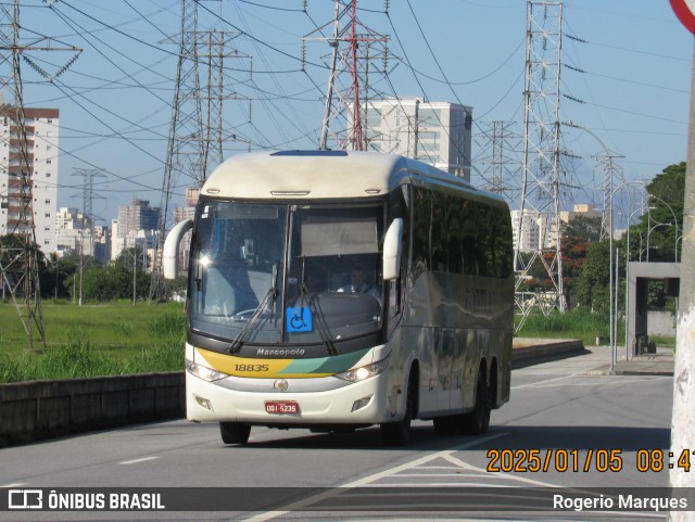 Empresa Gontijo de Transportes 18835 na cidade de São José dos Campos, São Paulo, Brasil, por Rogerio Marques. Número da foto: #12844860.